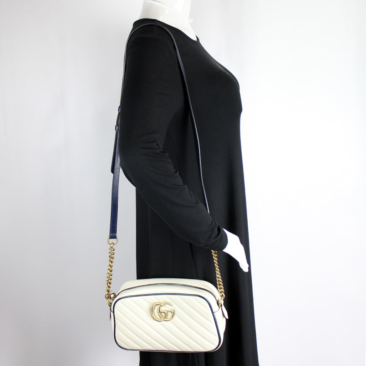 447632 Marmont Small Leather Camera