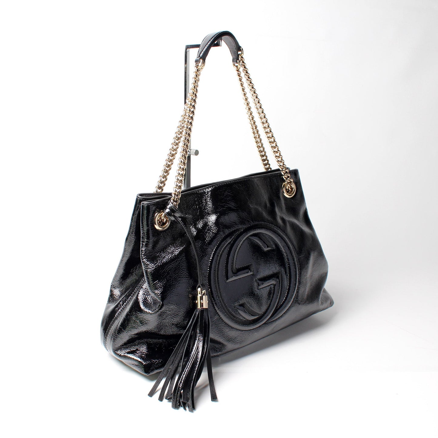 308982 Soho Leather Shoulder Medium
