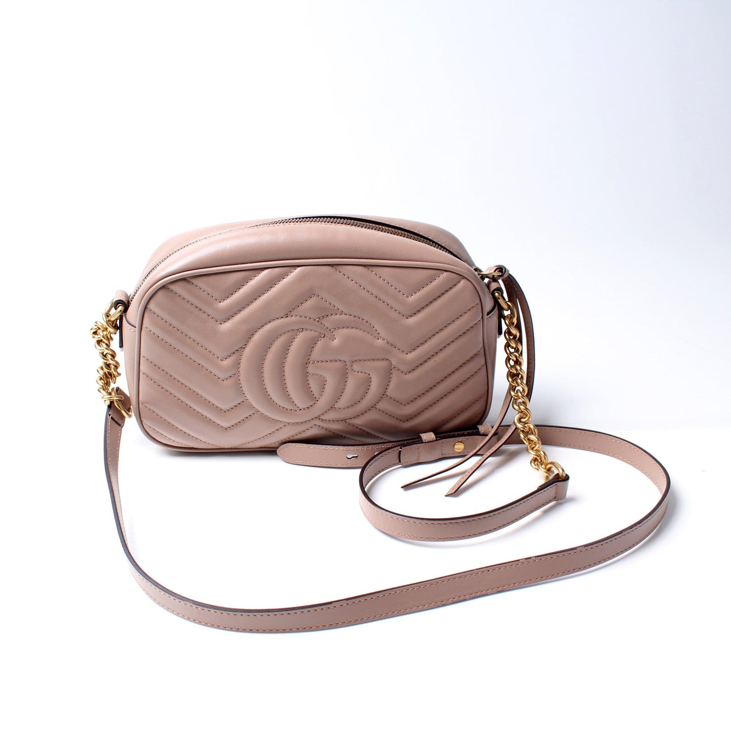 447632 Marmont Small Leather Camera