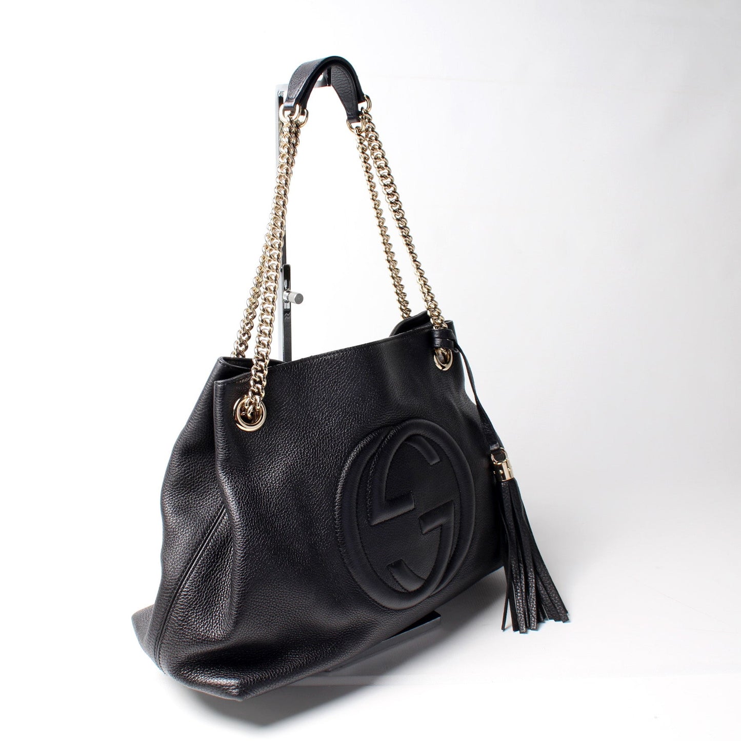 308982 Soho Leather Shoulder Medium