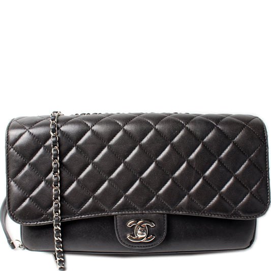 Chanel 4 Accordian Flap Lambskin 16M