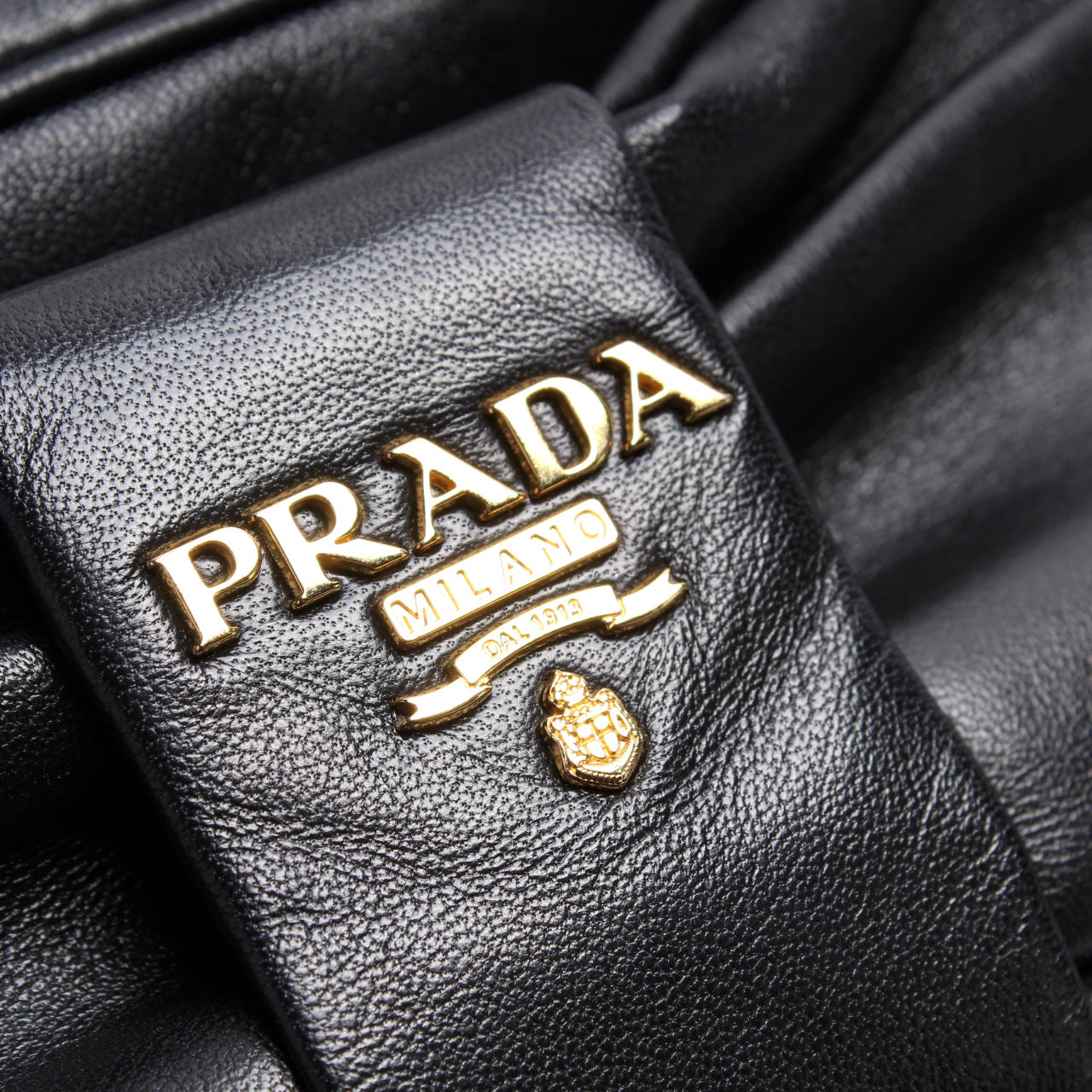 Prada Nappa Bow Crossbody Clutch