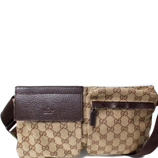 28566 GG Canvas Waist Bag
