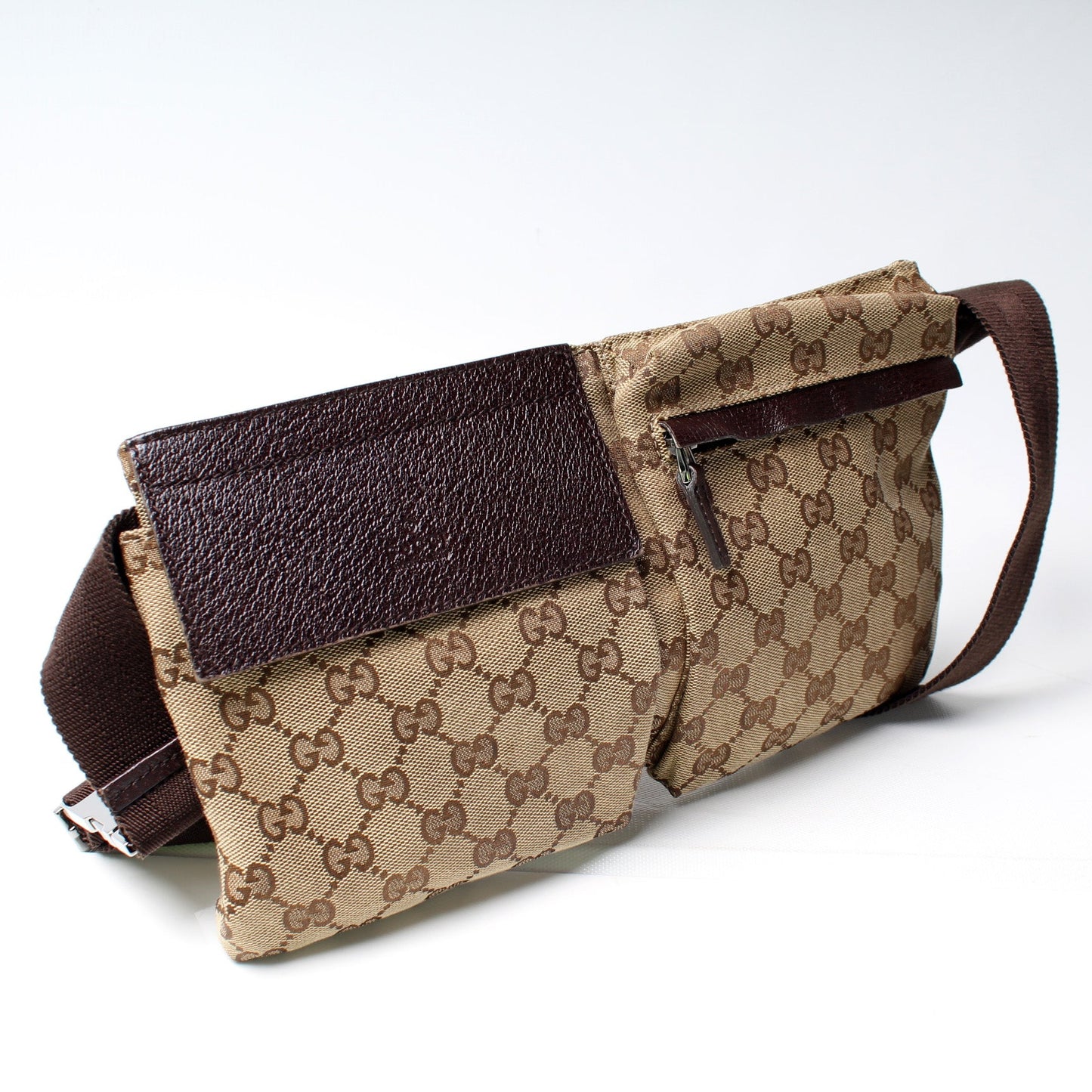 28566 GG Canvas Waist Bag