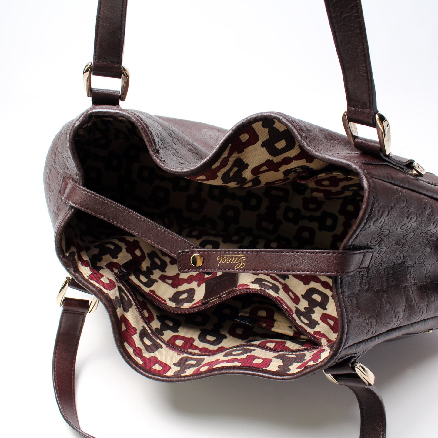 130736 Abbey Leather Tote Medium