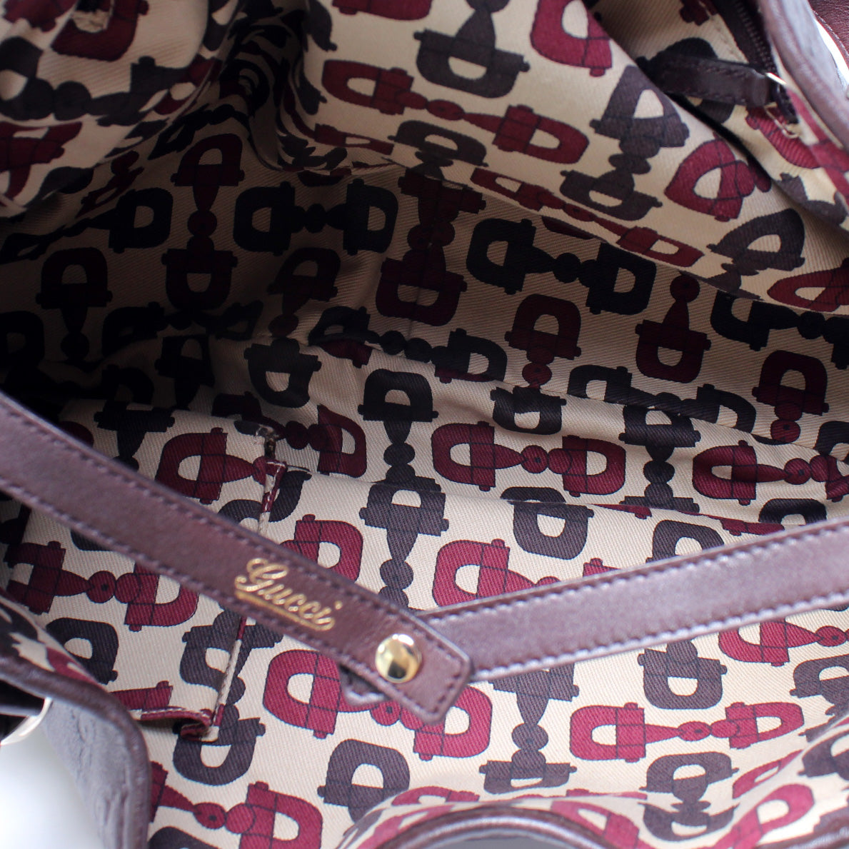 130736 Abbey Leather Tote Medium