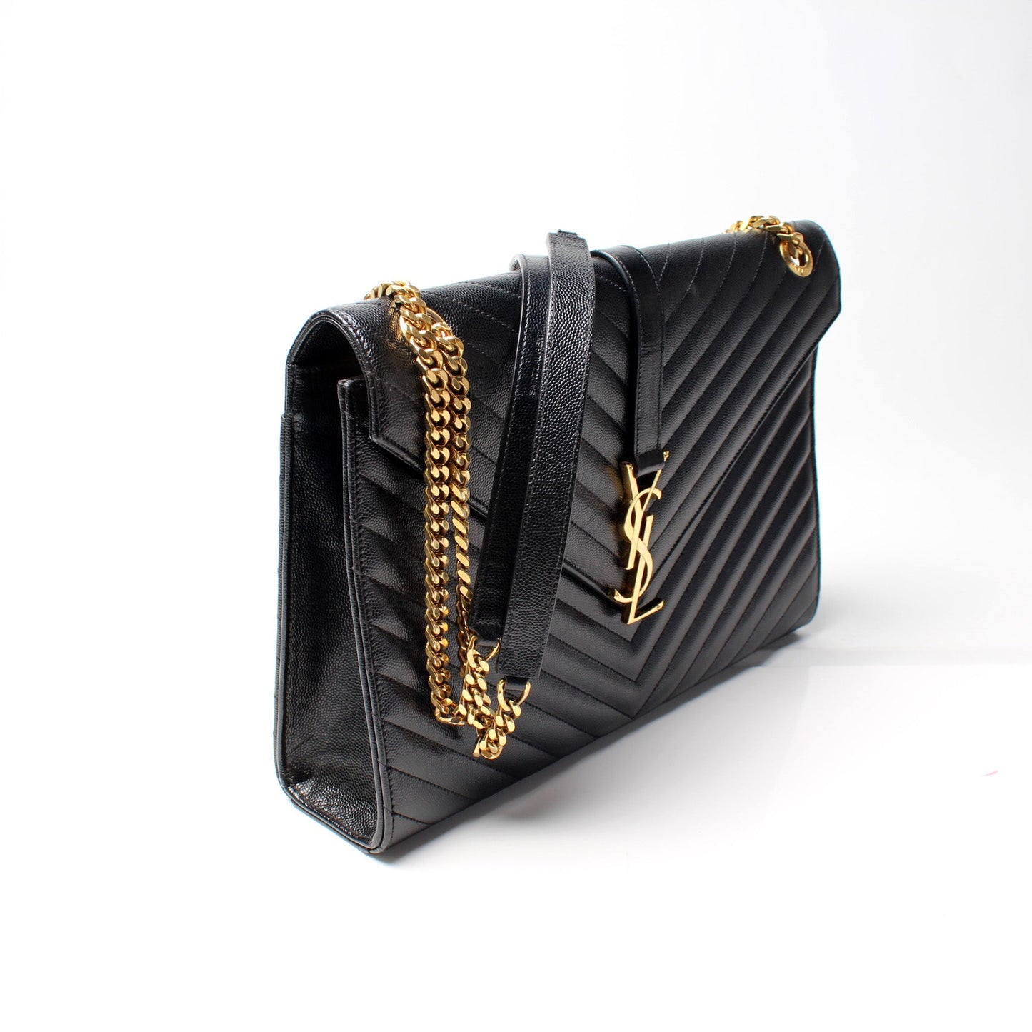 354118 Monogramme Chevron Satchel