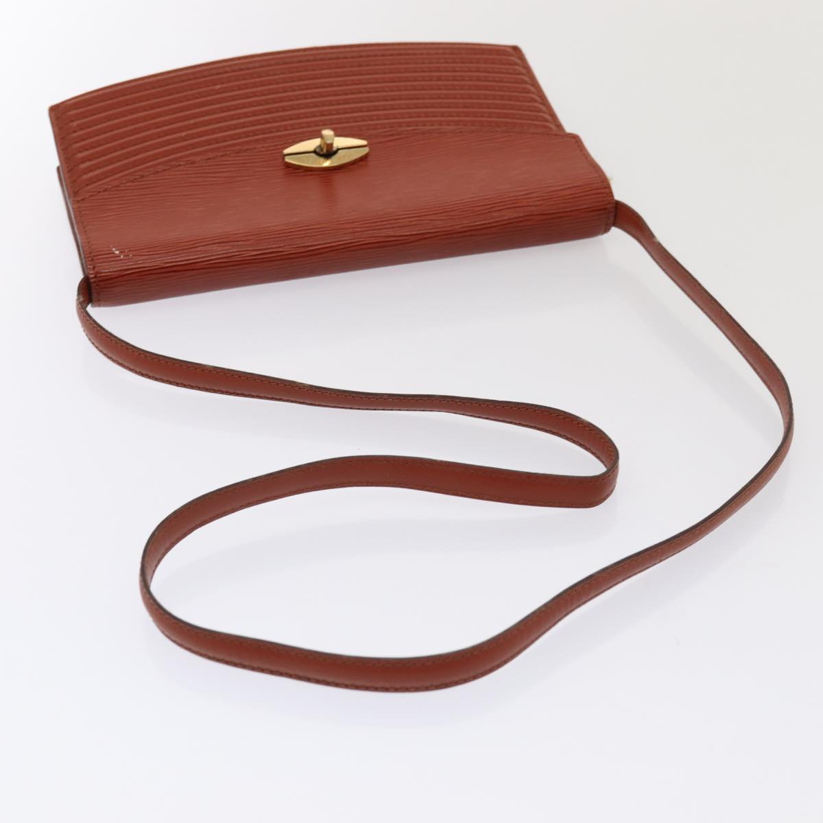 Louis Vuitton Presbourg Brown Leather Shoulder Bag