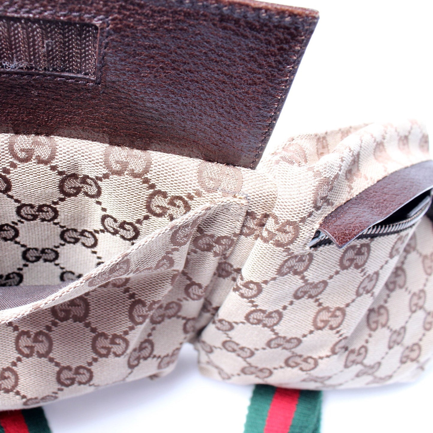 28566 GG Canvas Waist Bag