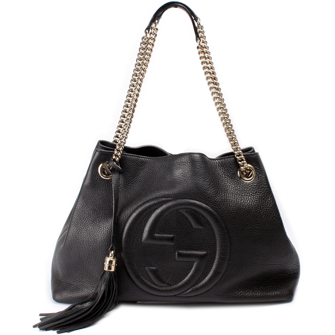 308982 Soho Leather Shoulder Medium
