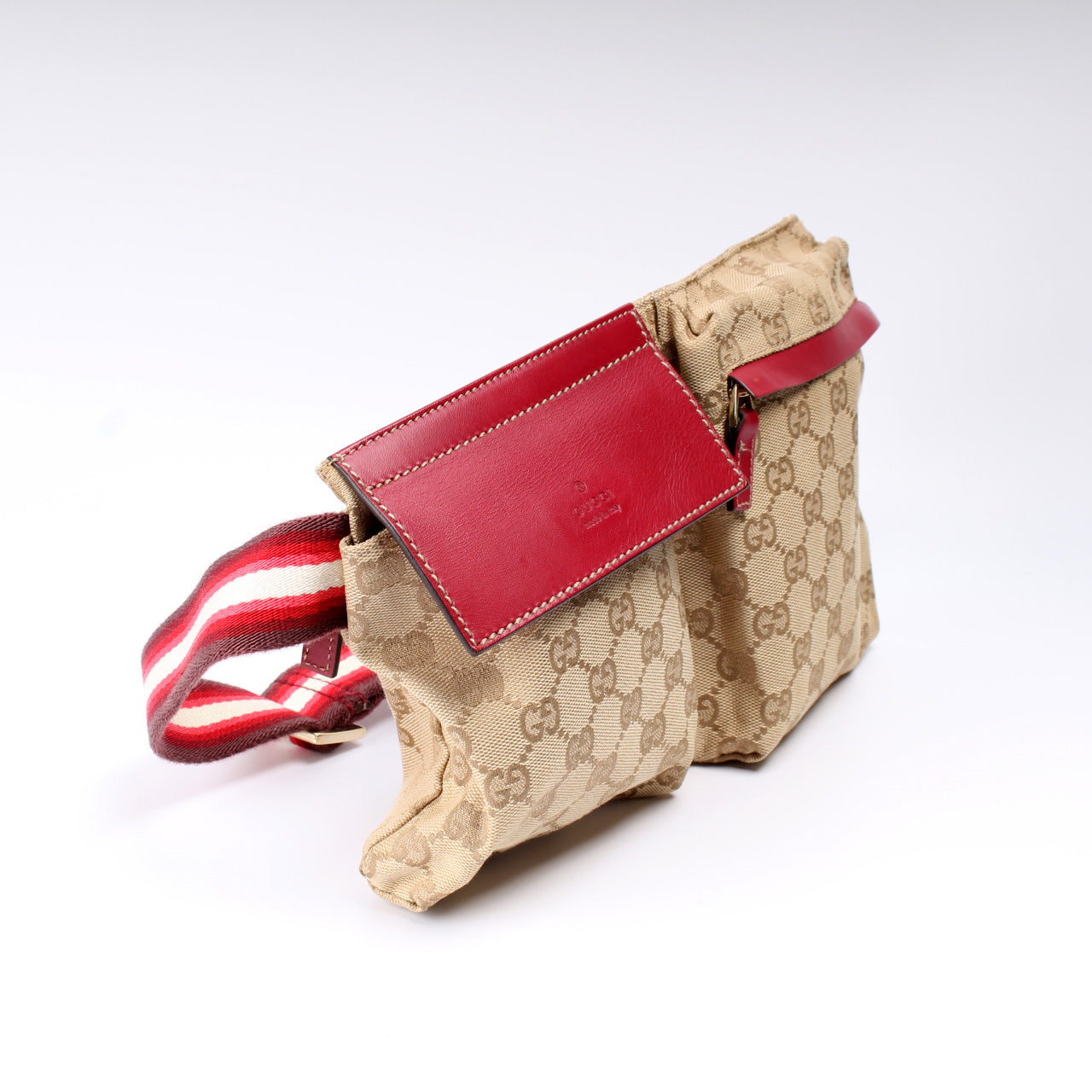 28566 GG Canvas Waist Bag
