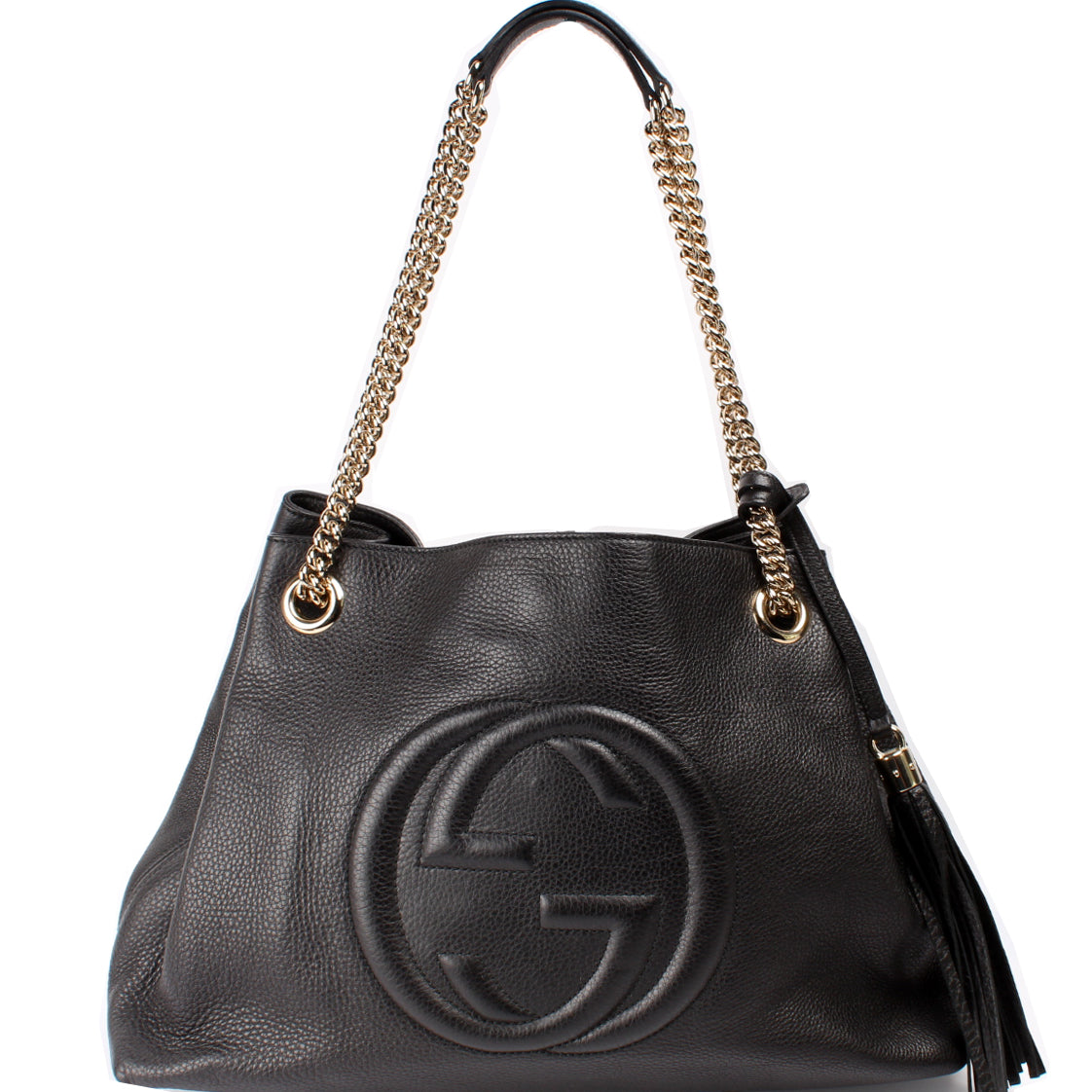 308982 Soho Leather Shoulder Medium