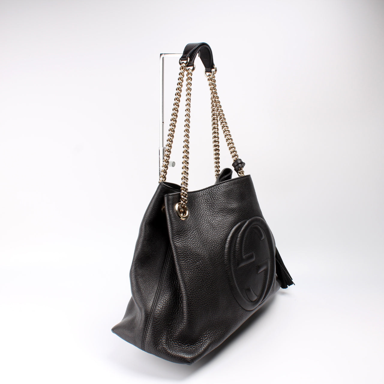 308982 Soho Leather Shoulder Medium