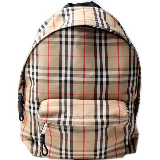 Vintage Check Nylon Backpack