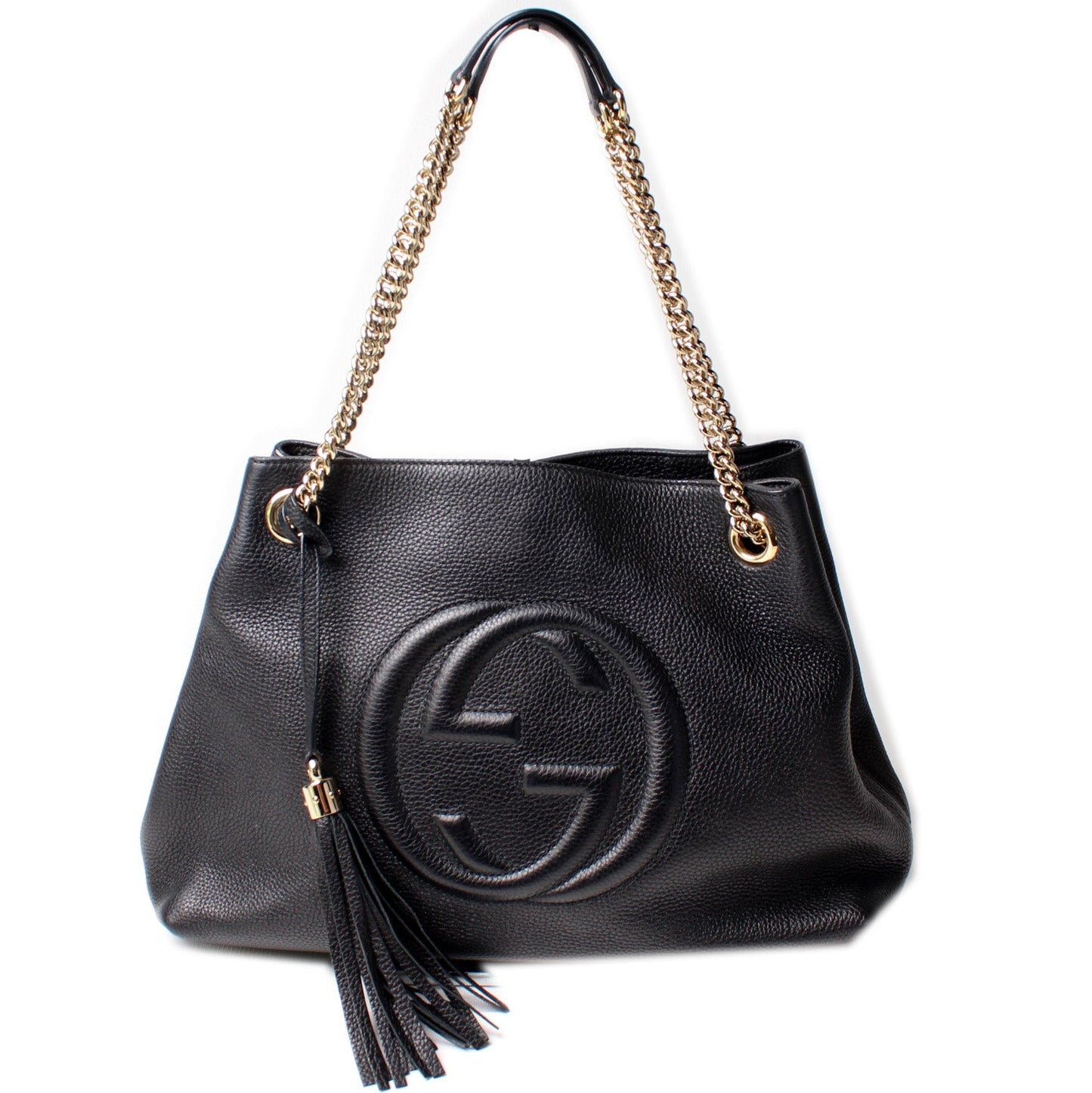 308982 Soho Leather Shoulder Medium