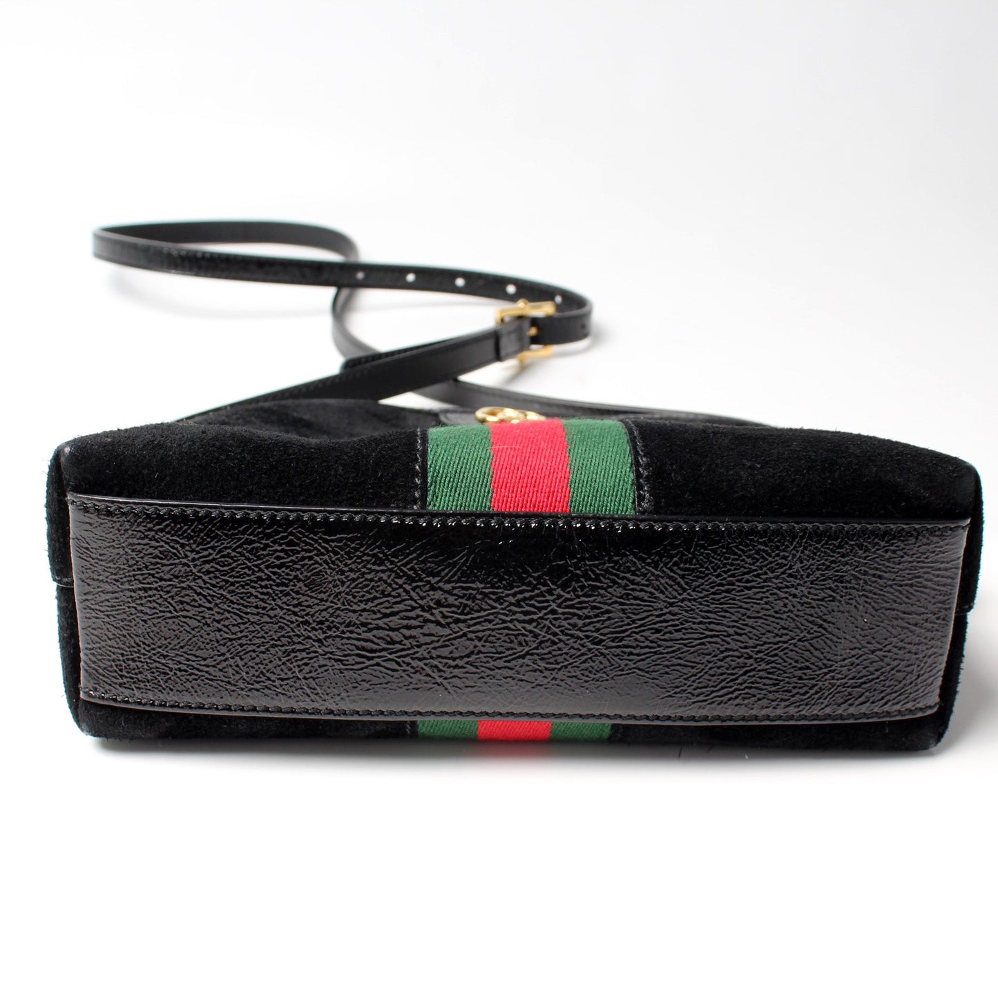 499621 Ophidia GG Suede Small Crossbody