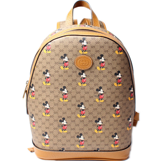552884 Disney X Gucci Mickey GG Supreme Backpack Small