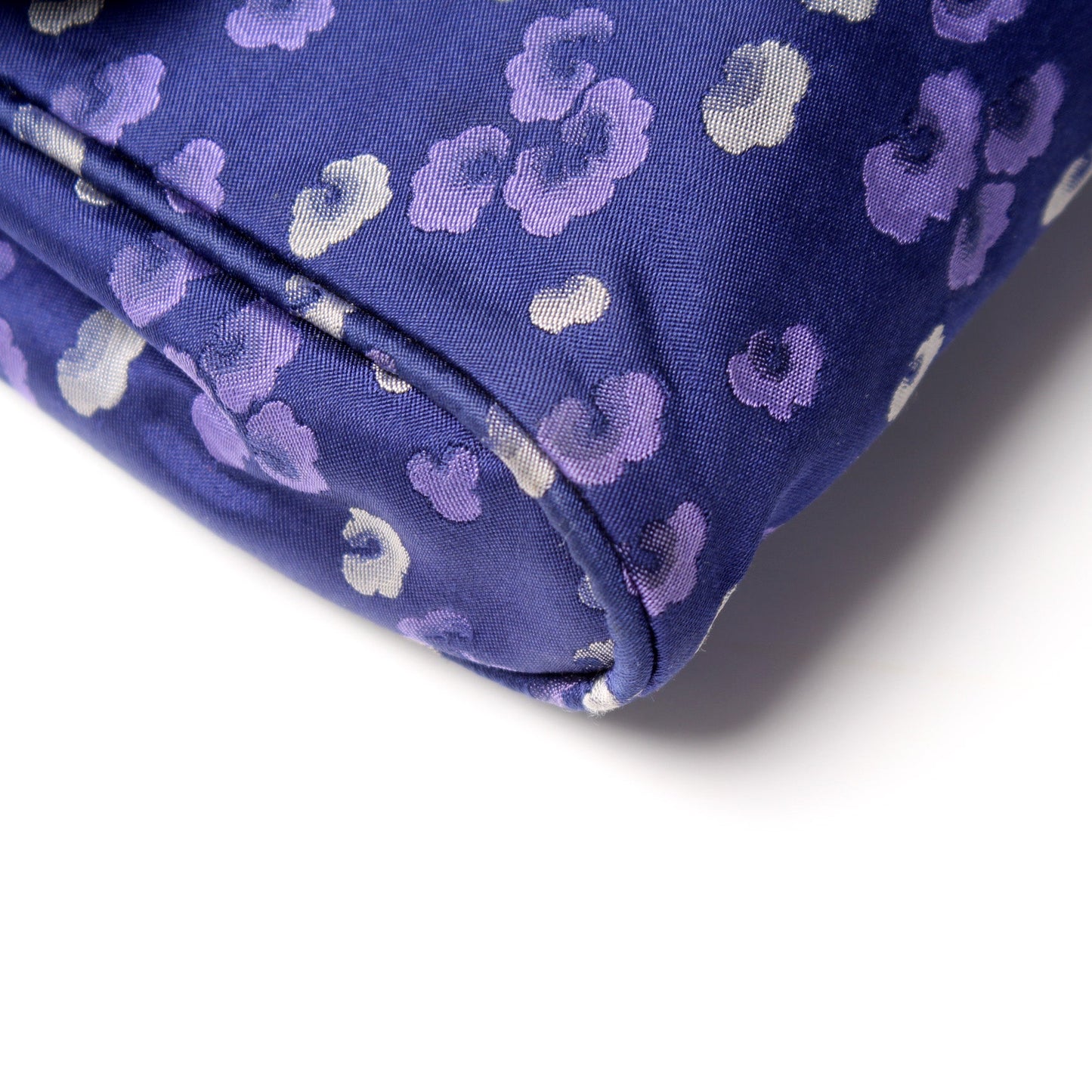 Nylon Jacquard Crossbody Clutch