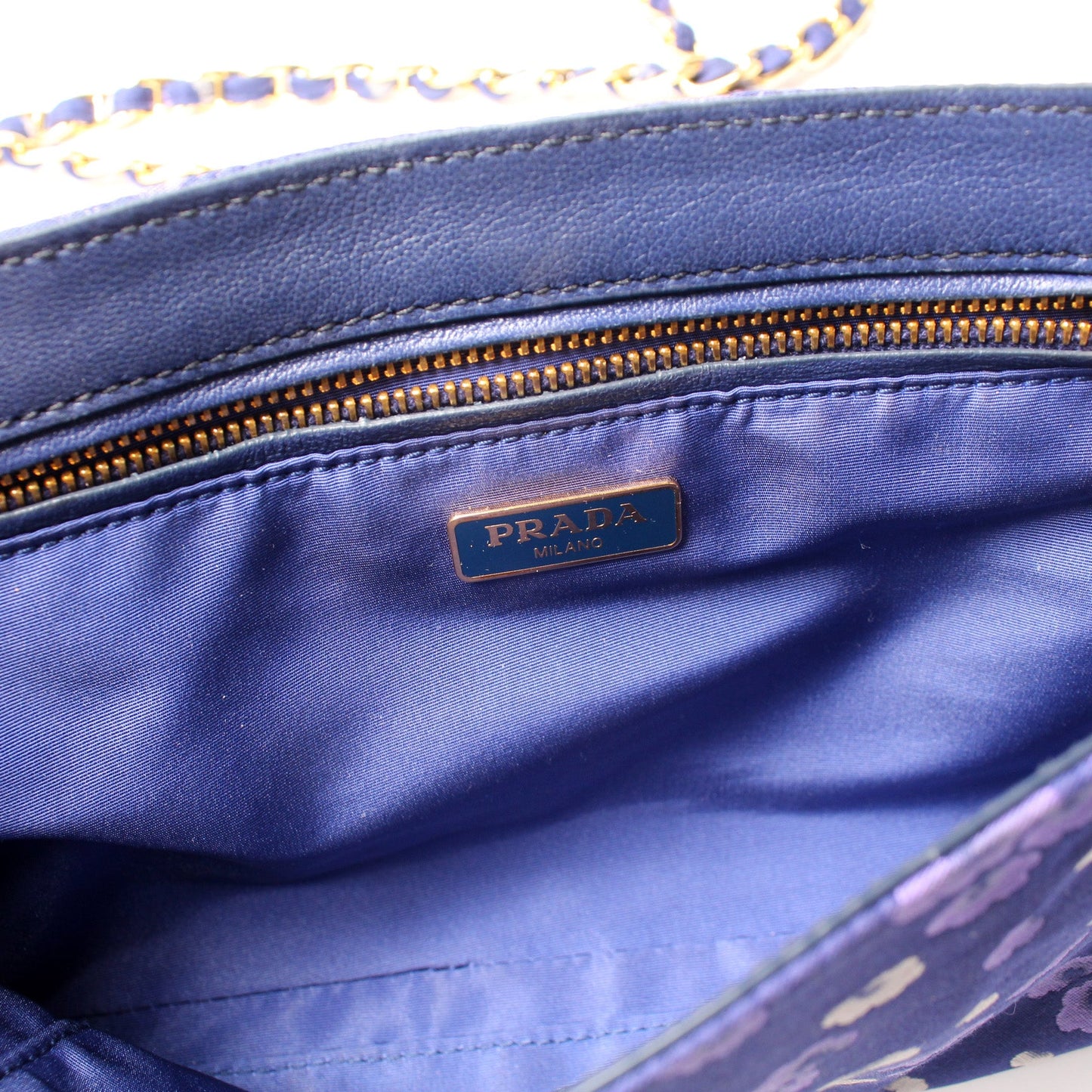 Nylon Jacquard Crossbody Clutch