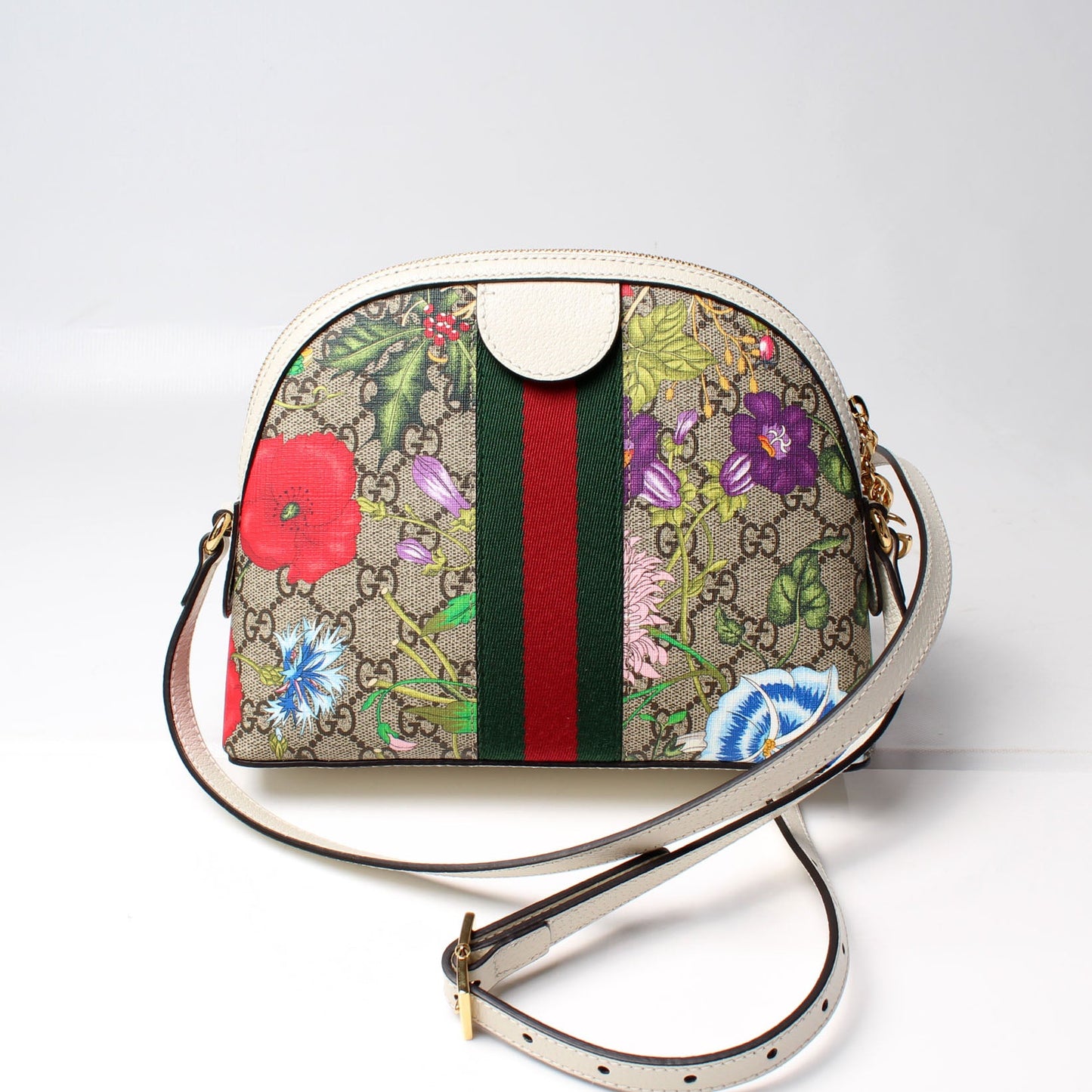 499621 Ophidia GG Flora Small Crossbody