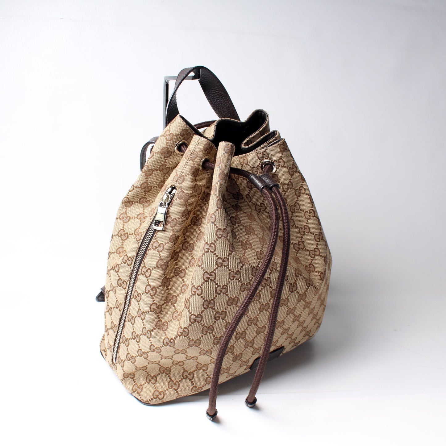 449175 GG Canvas Drawstring Backpack