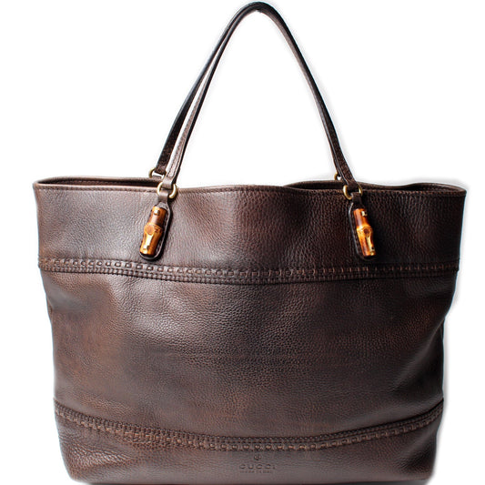 339000 Bamboo Leather Tote