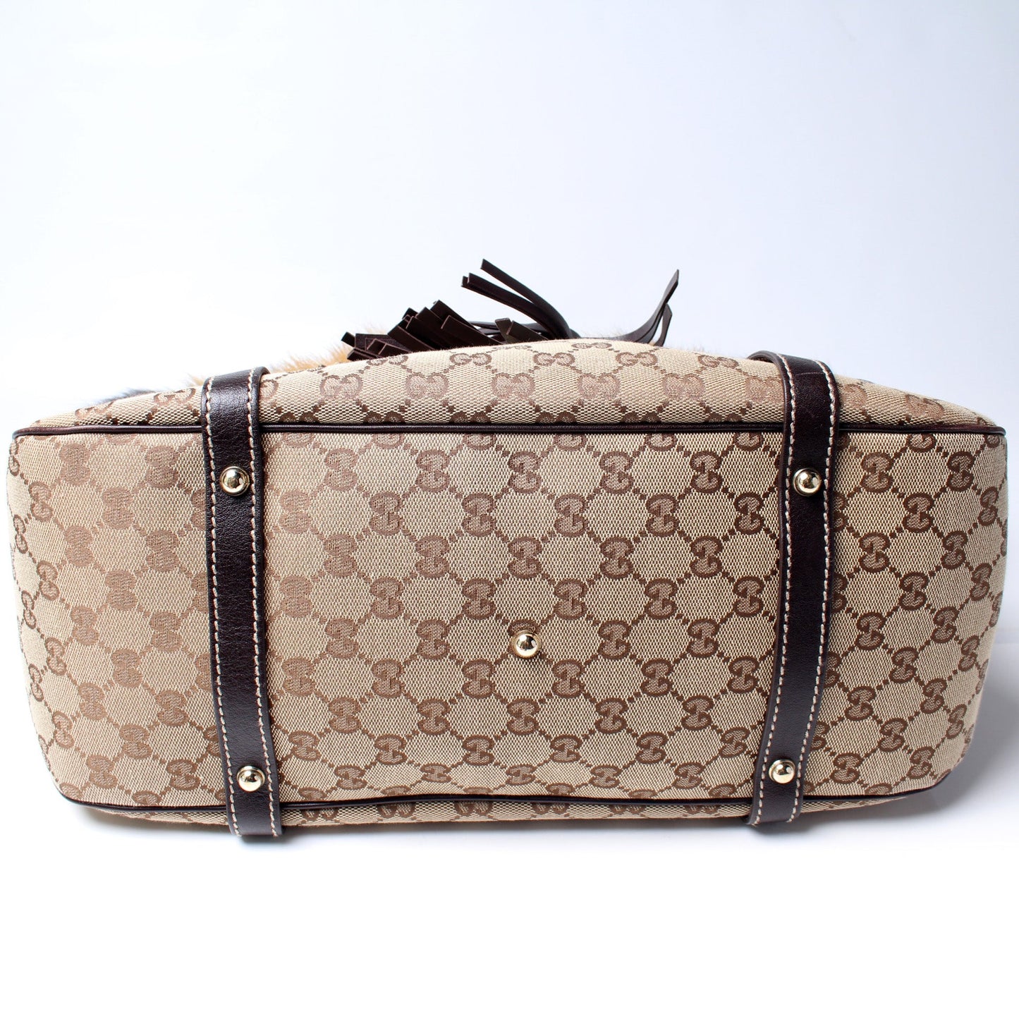 181498 GG Canvas Fur Royal Tote