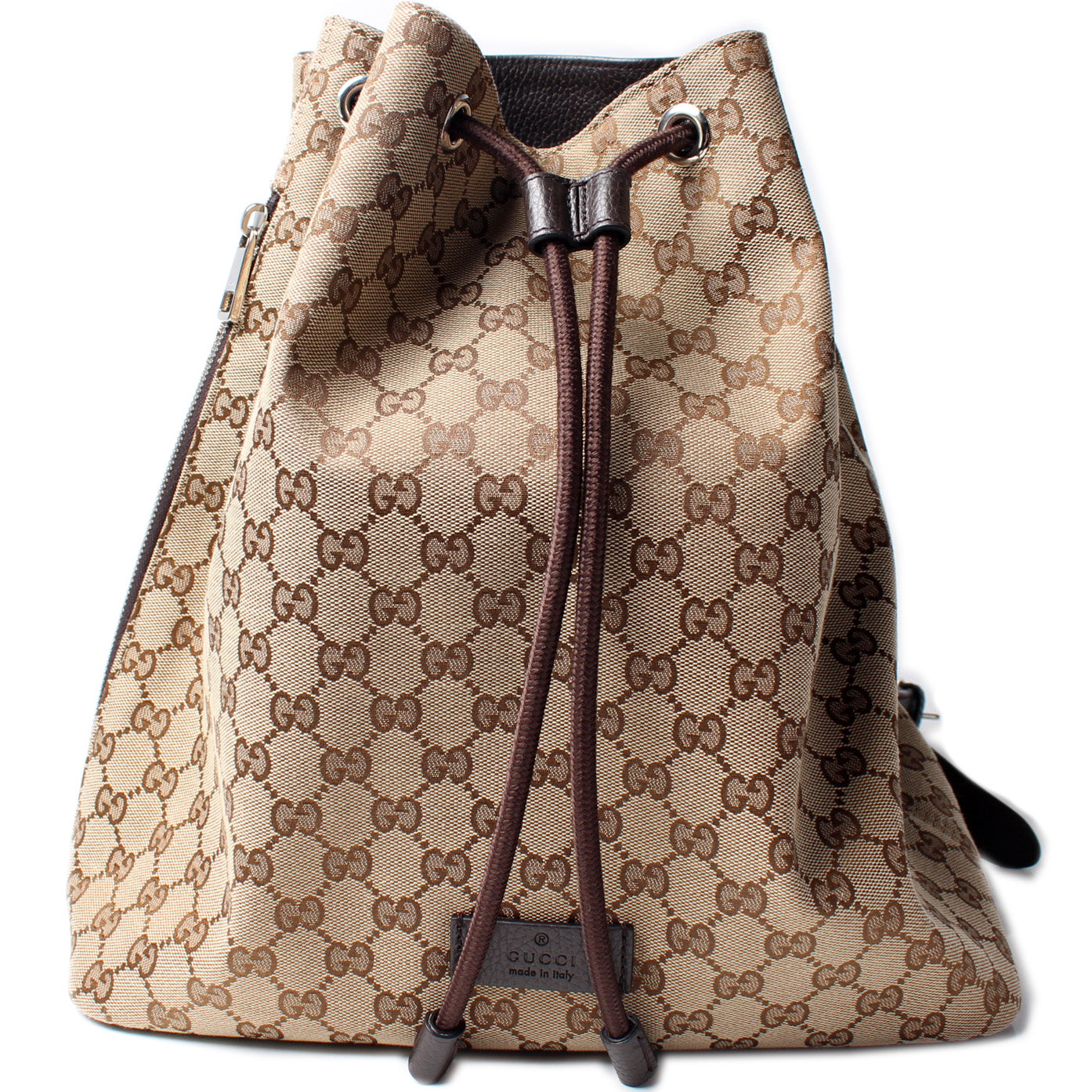 449175 GG Canvas Drawstring Backpack