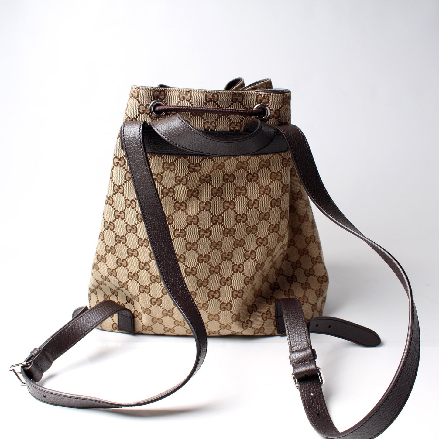 449175 GG Canvas Drawstring Backpack