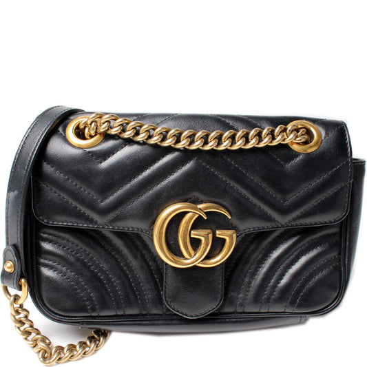 446744 Marmont Shoulder Mini Flap