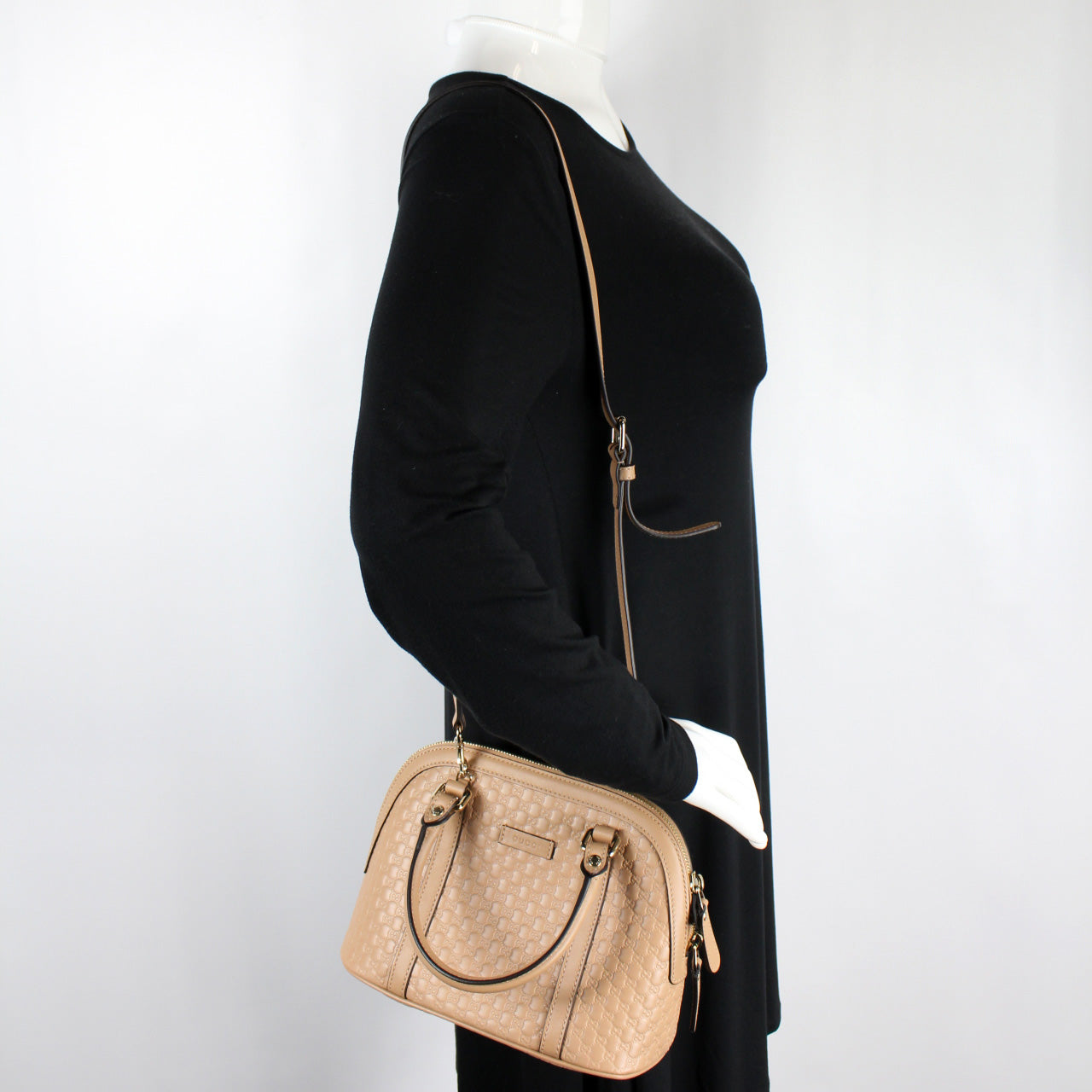 449654 Mini Dome Bag Guccissima