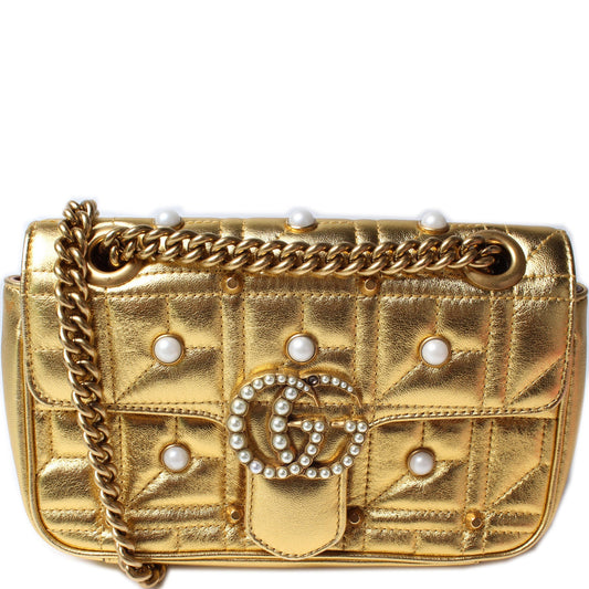 446744 Marmont Shoulder Mini Flap
