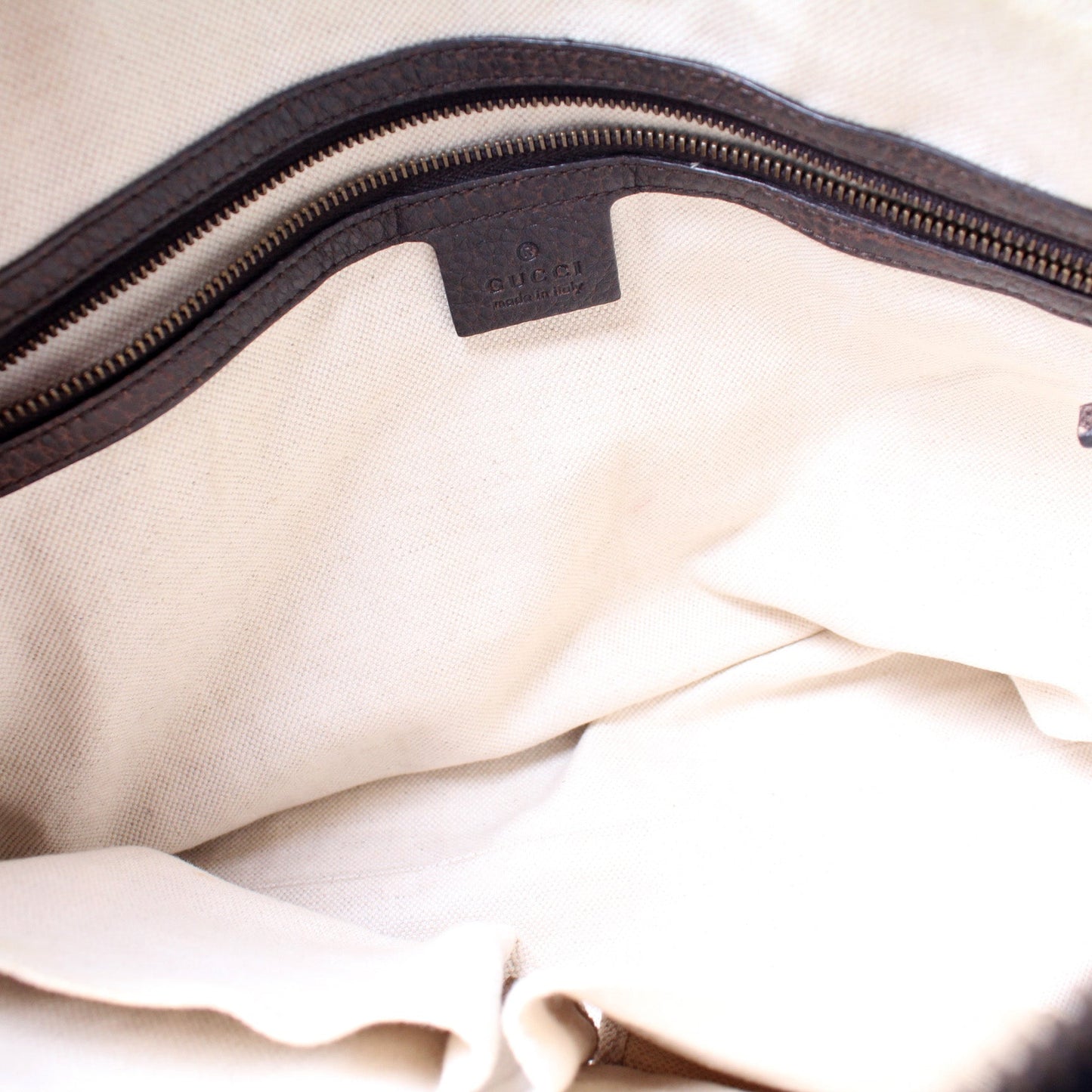 339002 GG Bamboo Canvas Shoulder Bag