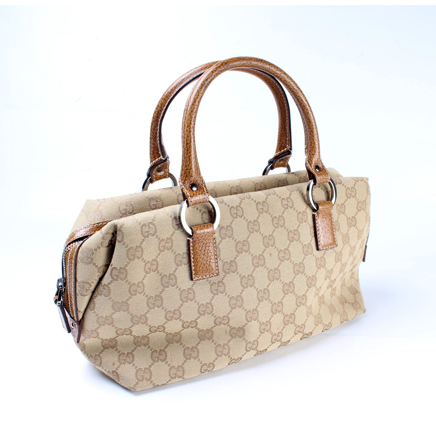 113009 GG Canvas Mini Boston
