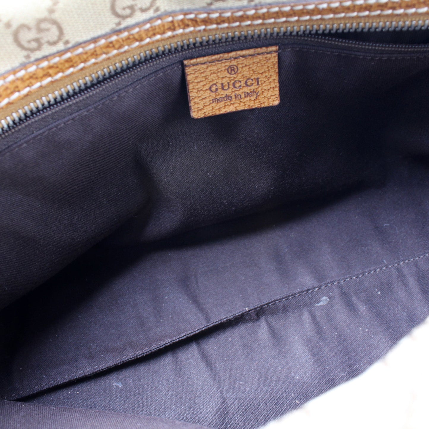 113009 GG Canvas Mini Boston