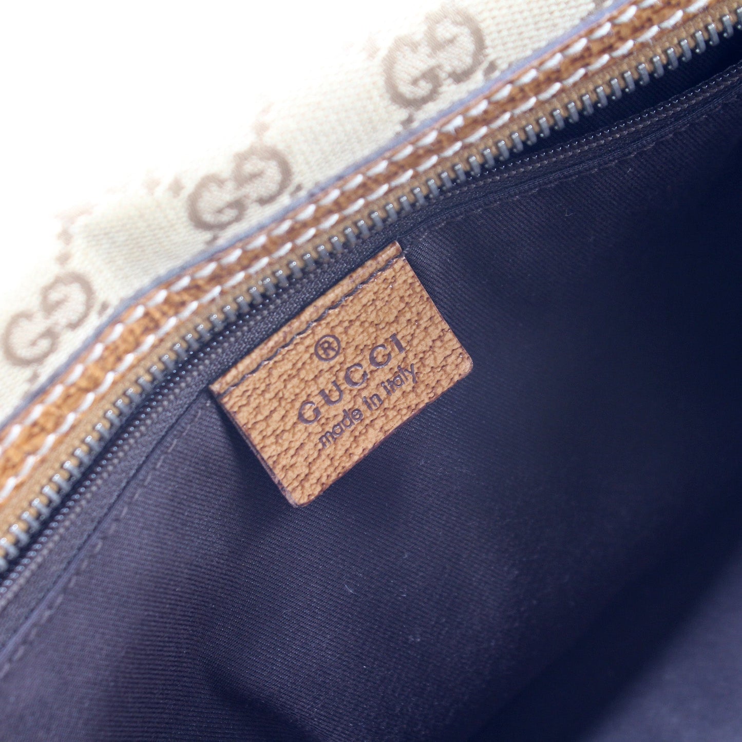 113009 GG Canvas Mini Boston