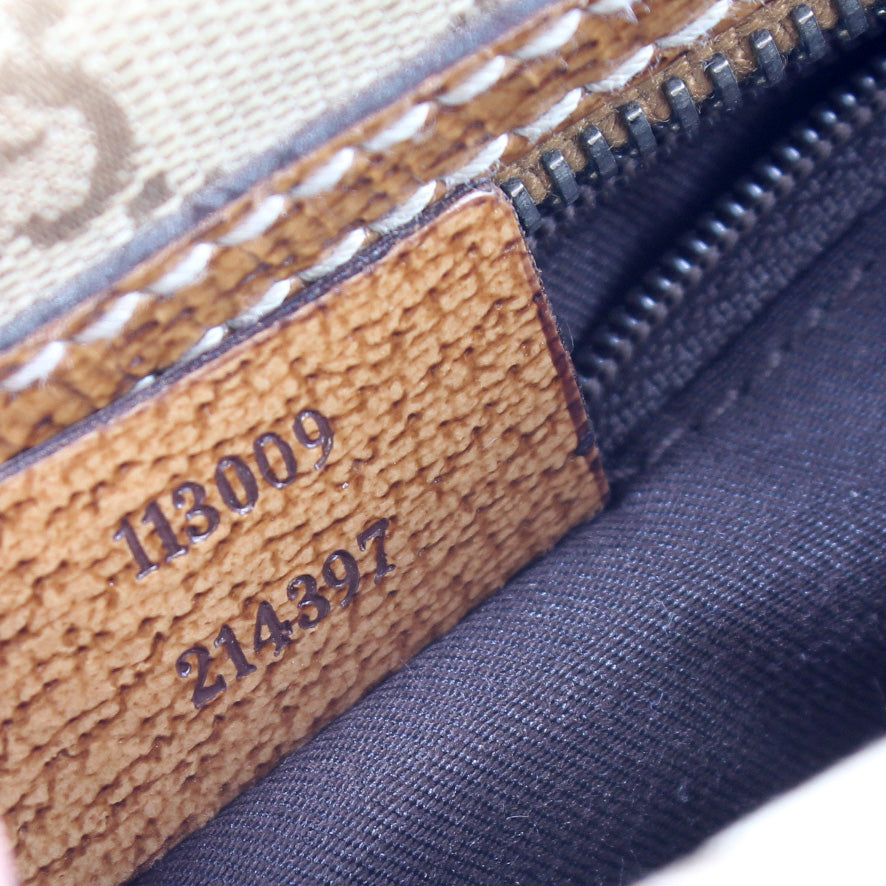 113009 GG Canvas Mini Boston