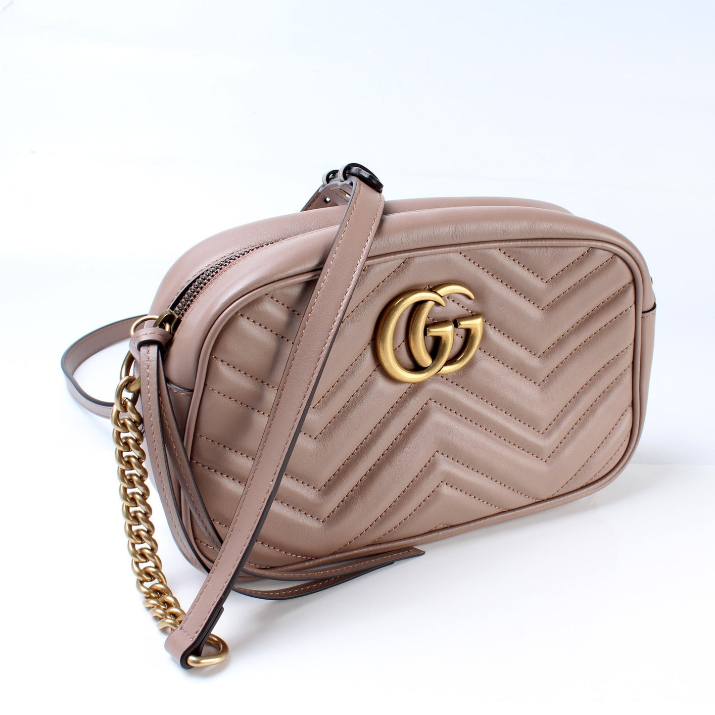 447632 Marmont Small Leather Camera Bag