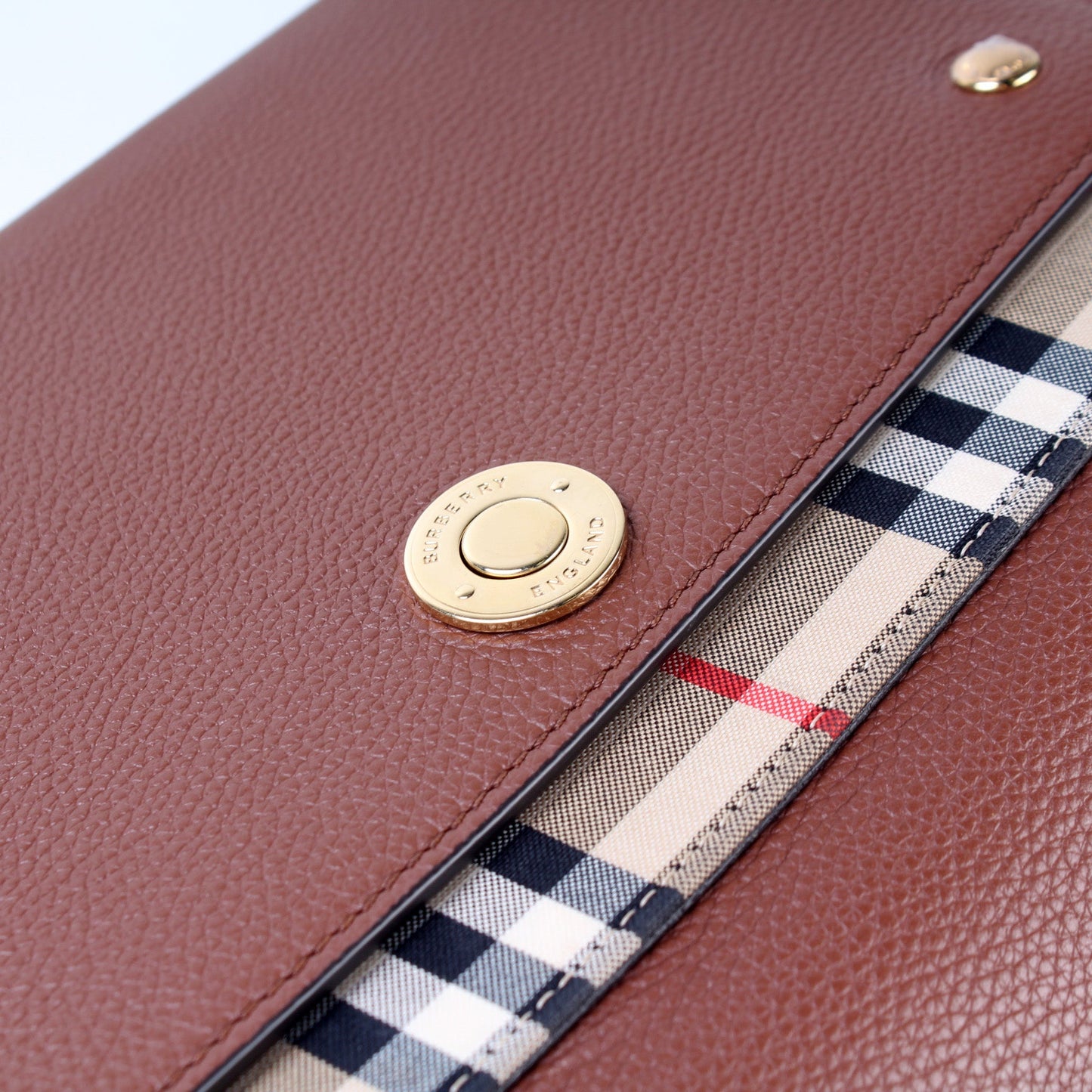 Note Crossbody Leather / Vintage Check