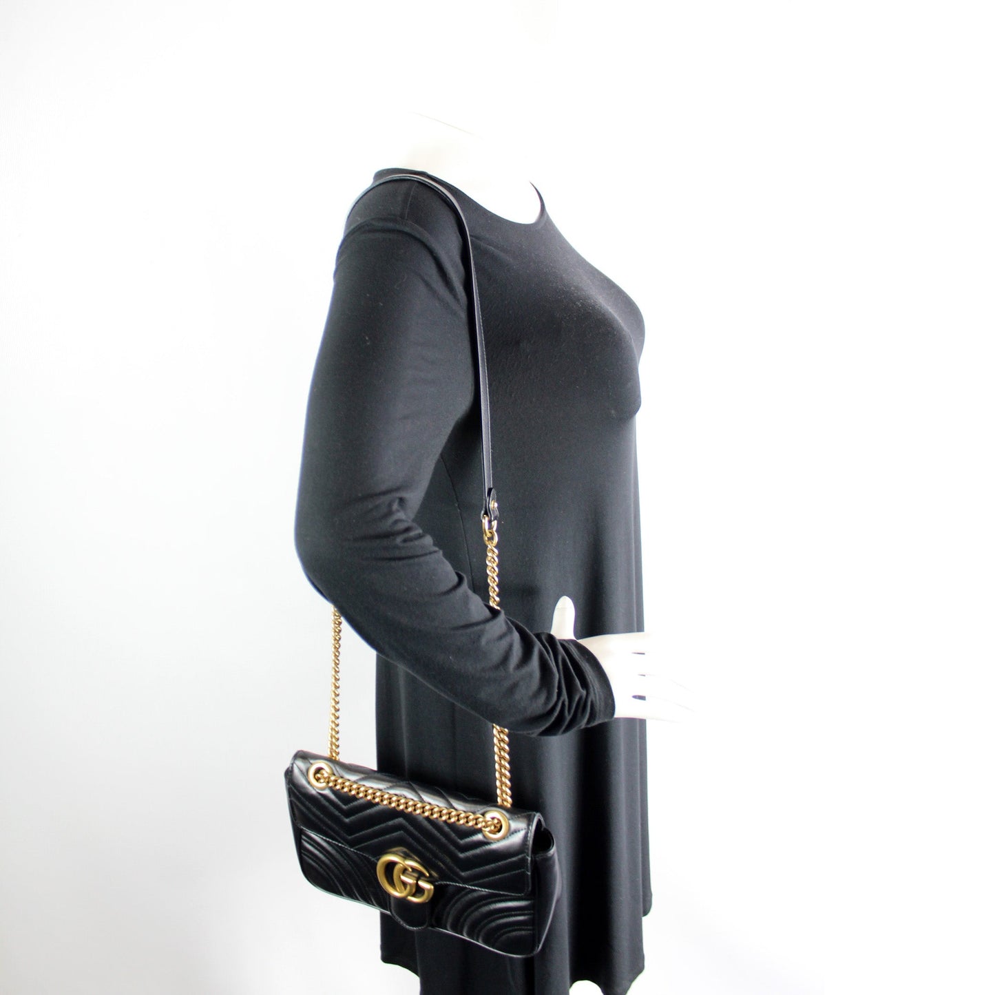 443497 GG Marmont Shoulder Small Flap