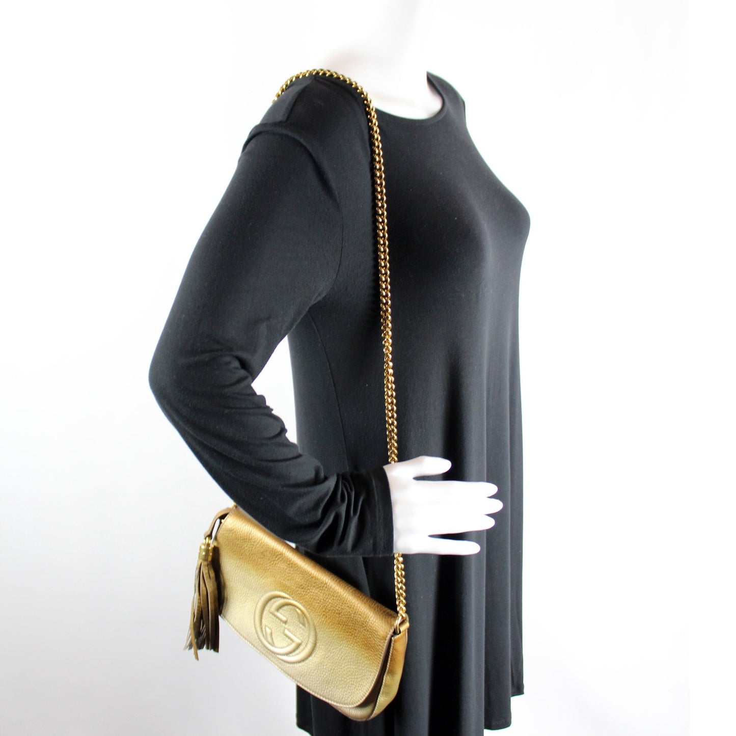 336752 Soho Chain Crossbody Medium