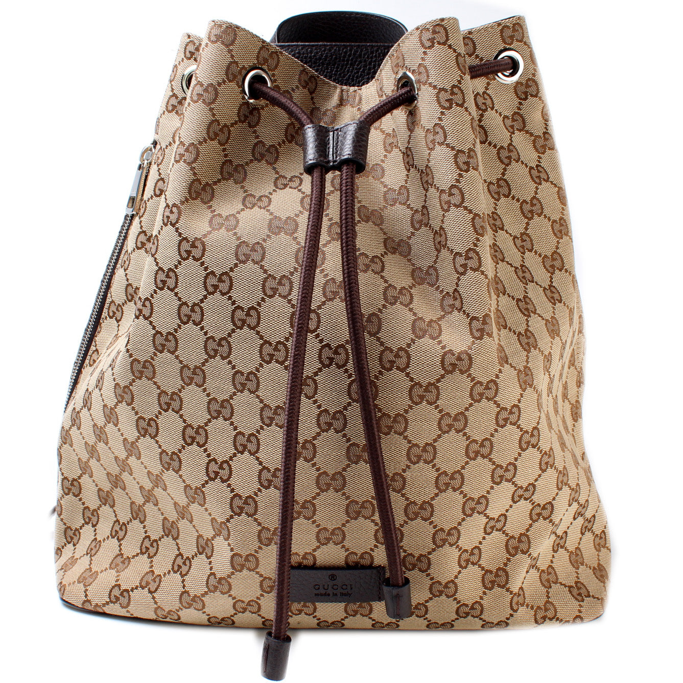449175 GG Canvas Drawstring Backpack