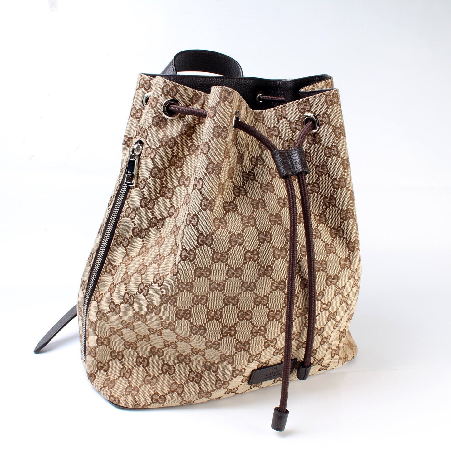 449175 GG Canvas Drawstring Backpack