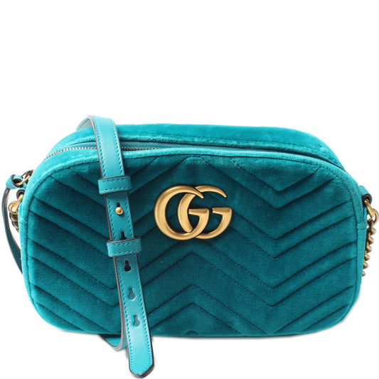 447632 Marmont Small Velvet Camera Bag