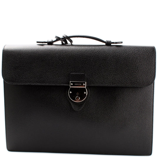 281402 Flap Briefcase Leather
