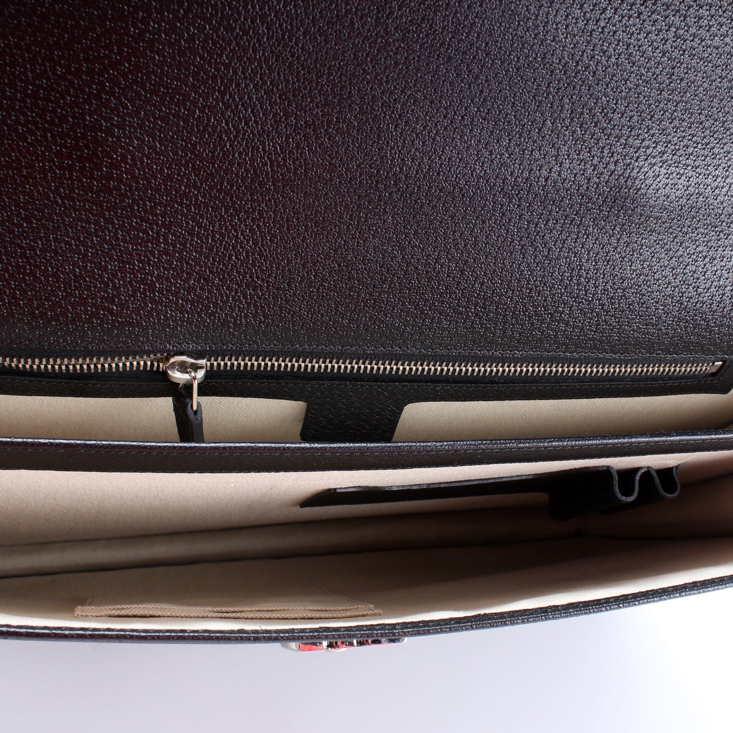 281402 Flap Briefcase Leather
