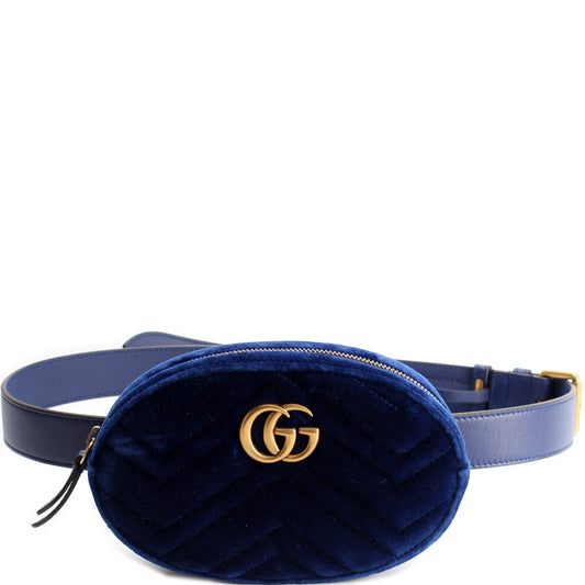 476434 Marmont Velvet Belt Bag