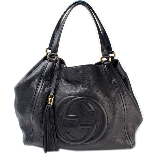 282309 Soho Leather Hobo Medium