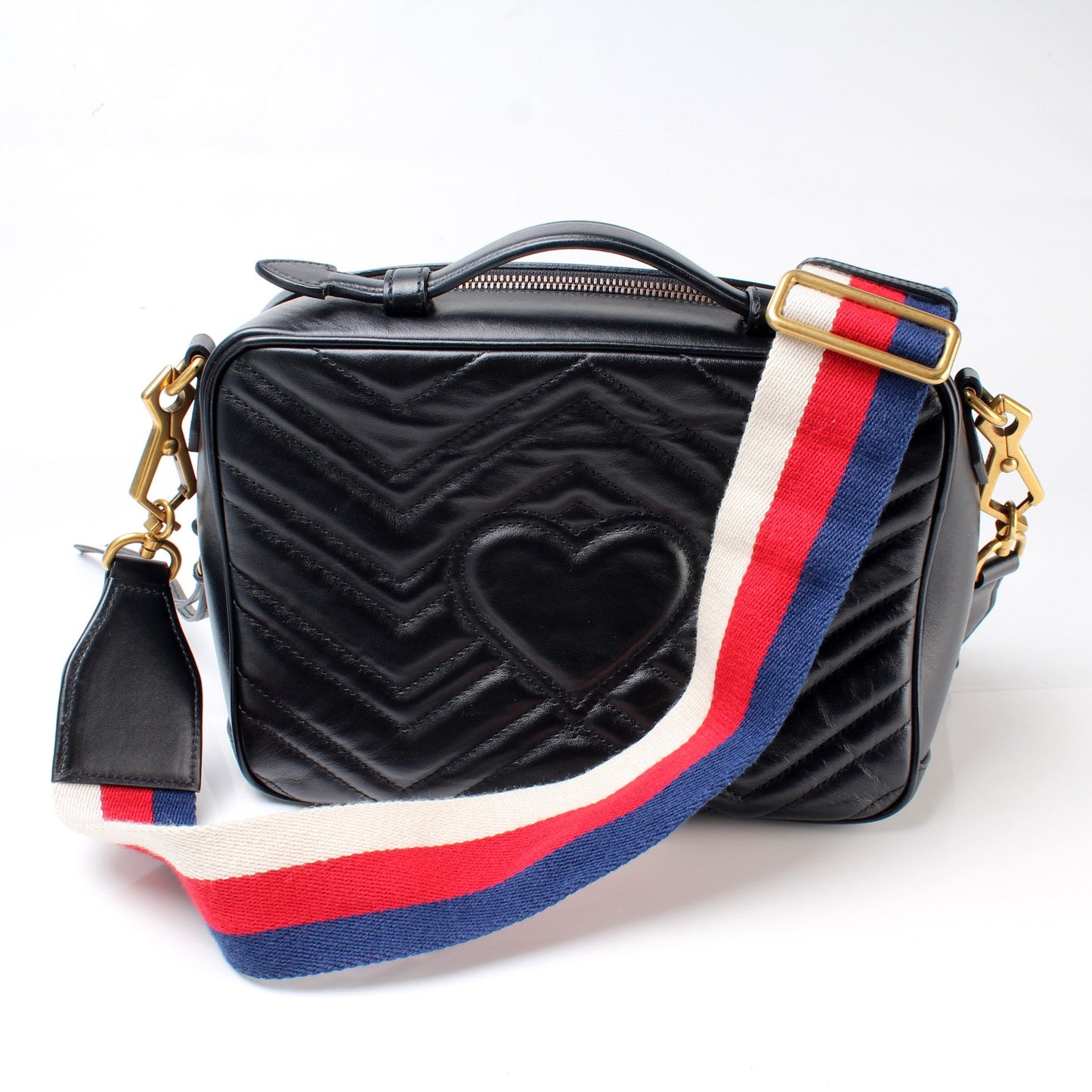 498100 GG Marmont Top Handle Bag Small