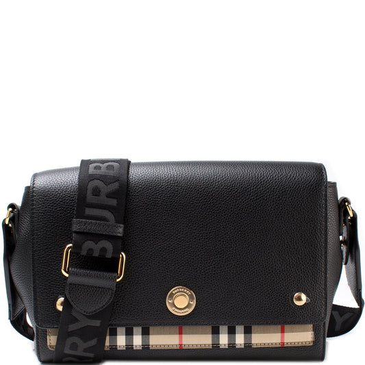 Note Crossbody Leather / Vintage Check